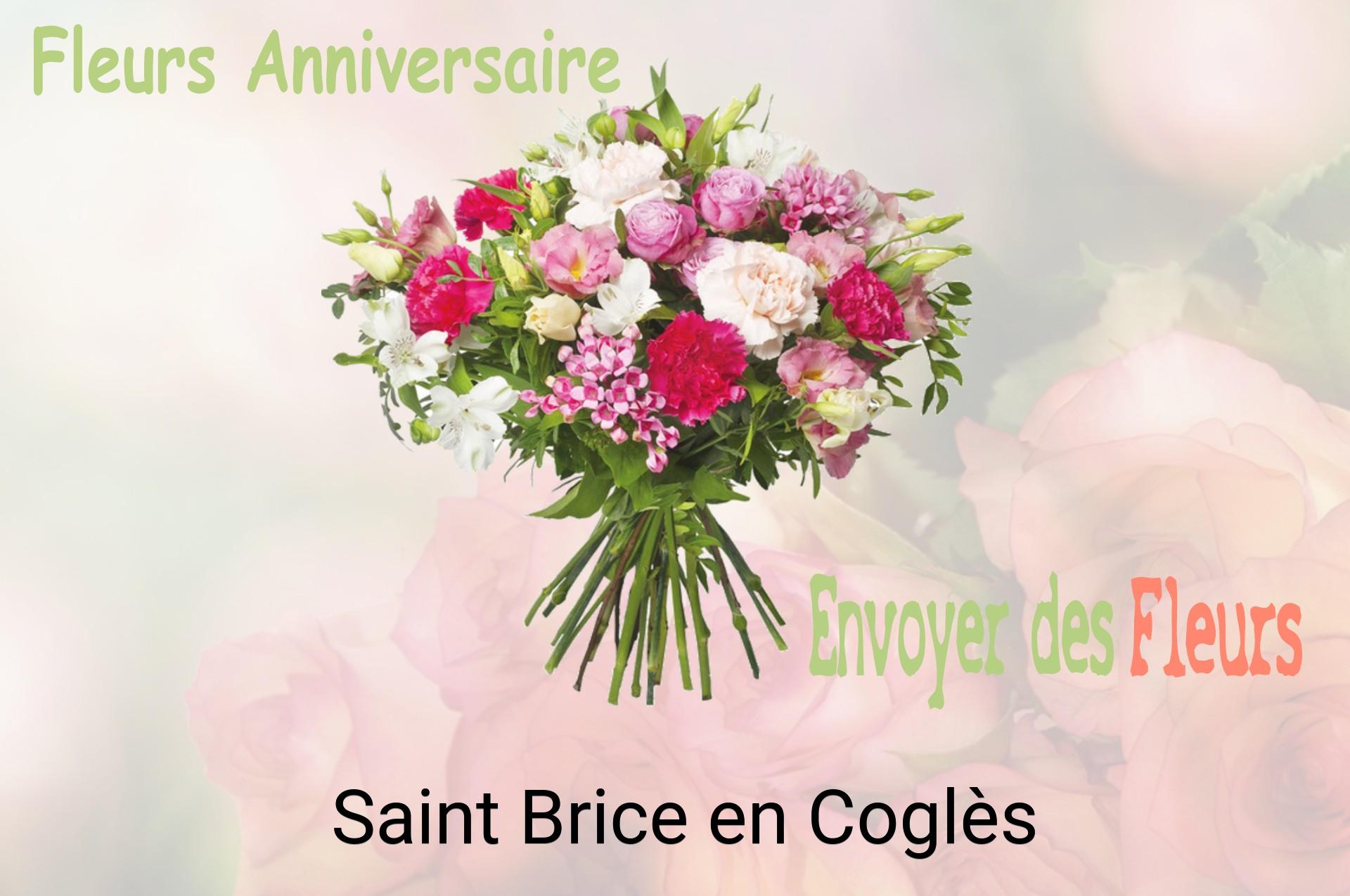 Bouquet de fleurs d’anniversaire livré à Saint-Brice-en-Coglès