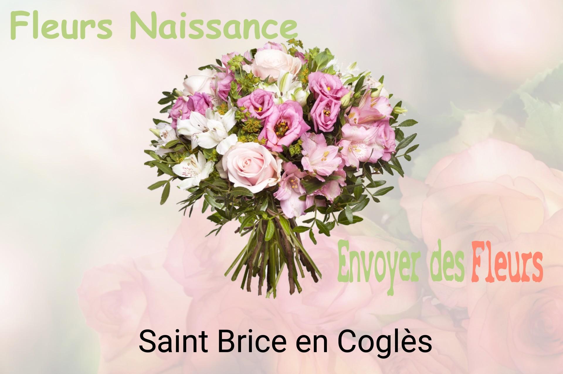 Bouquet de fleurs de naissance livré à Saint-Brice-en-Coglès